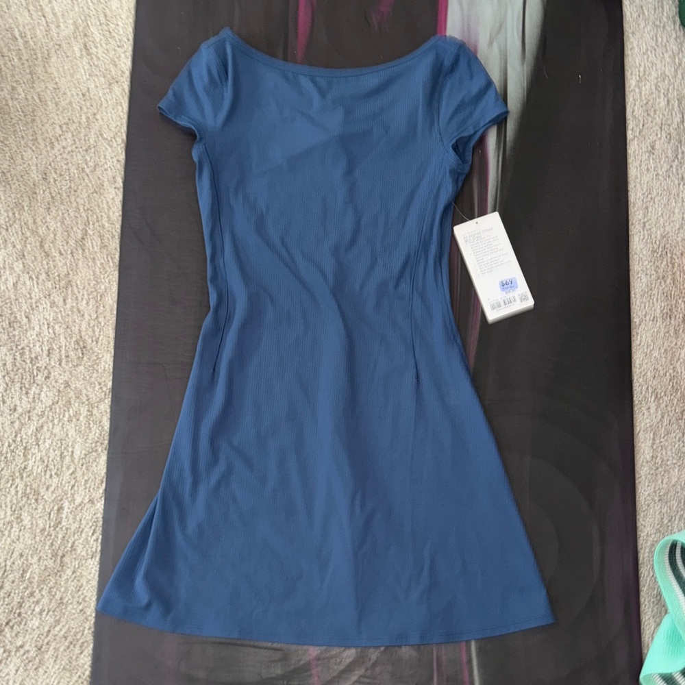 Lululemon NWT Women's All Aligned ribbed mini  A-Line Dress